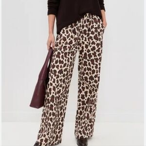 Le Bop Cecilia Animal Print Leopard Pants Small NWT